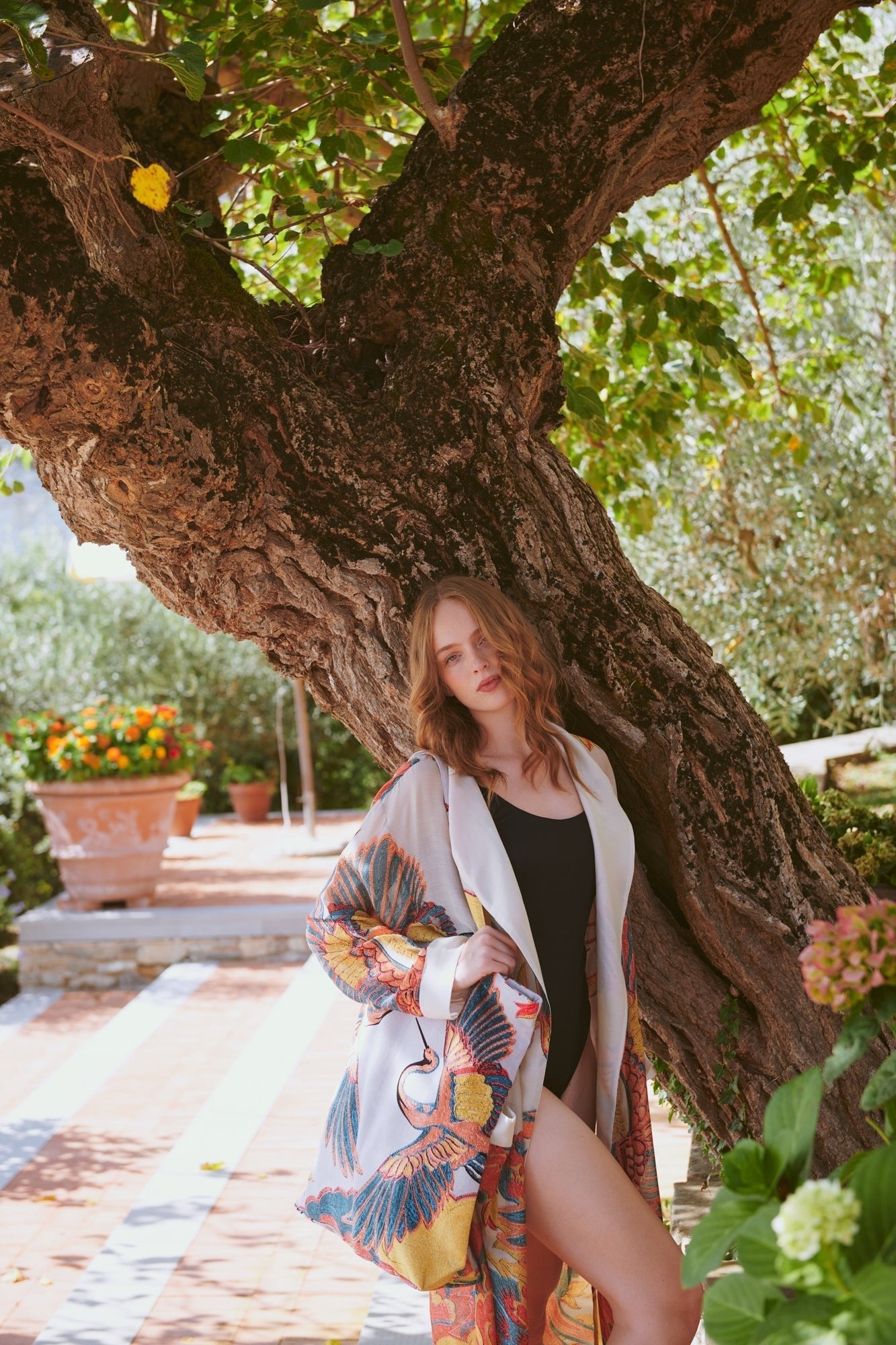 One Hundred Stars Crane Stone Gown