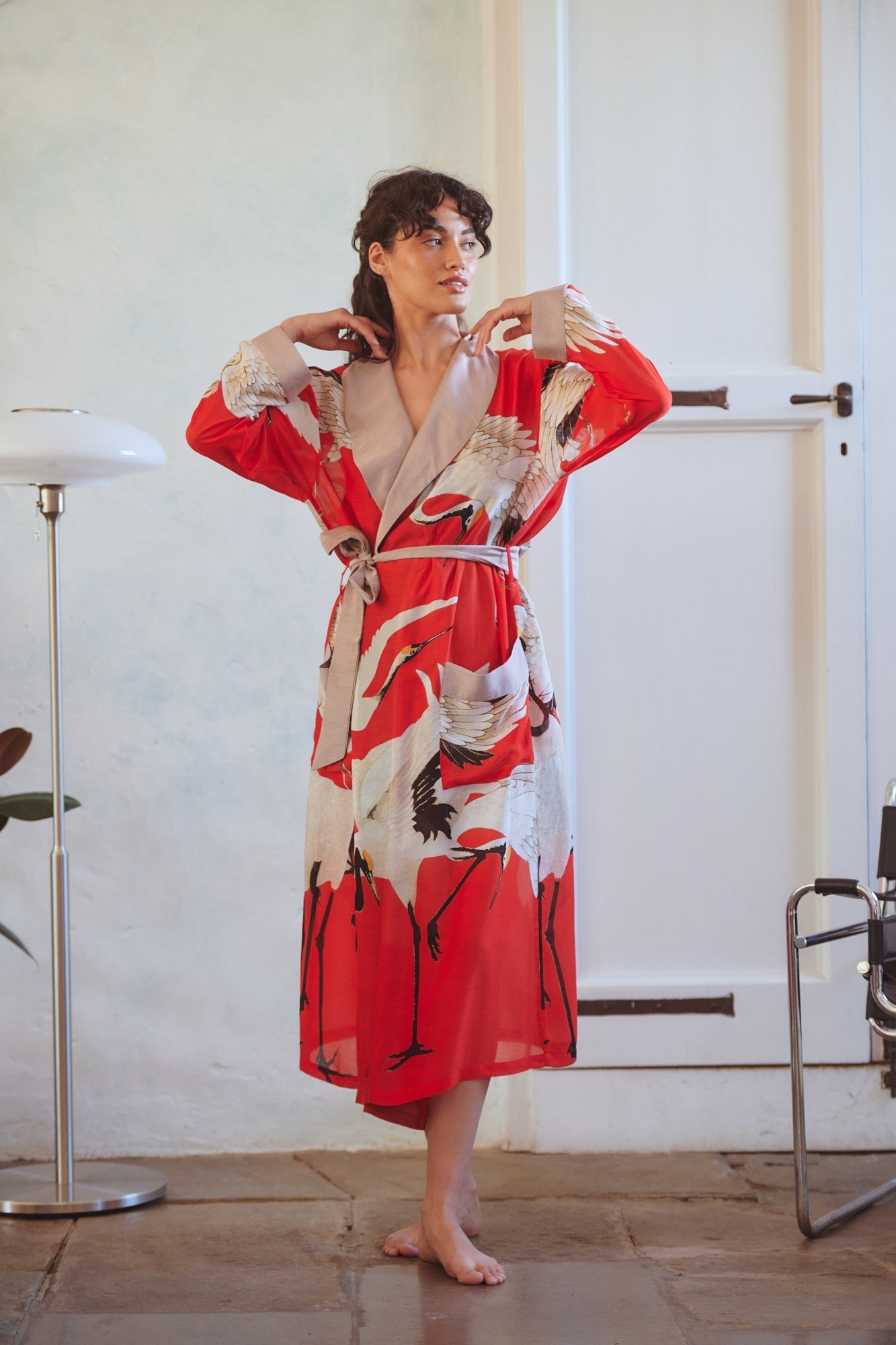One Hundred Stars Stork Scarlet Gown
