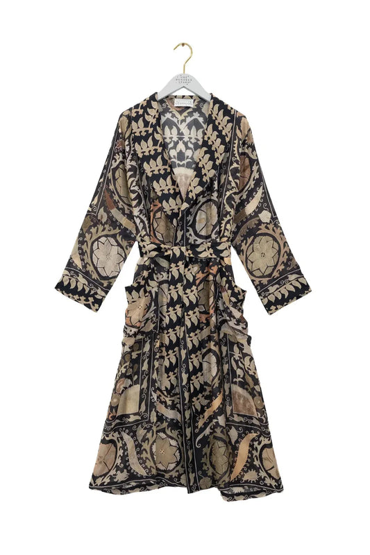 One Hundred Stars Susani Charcoal Gown