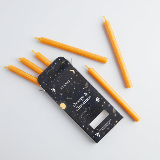 St Eval Orange & Cinnamon, Christmas Mini Fragranced Candles Box of 6