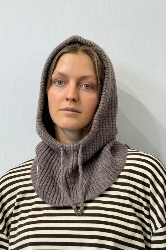 Ost London Marie Mohair Balaclava -Elephant