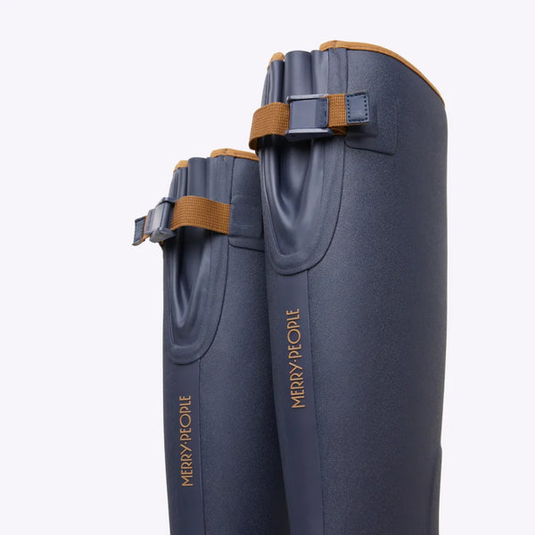 Merry People Fergie Tall Wellies in Oxford Blue
