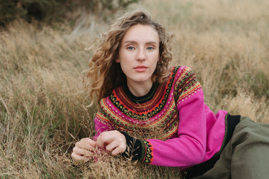 Eribe Alpine Short Sweater in Salsa