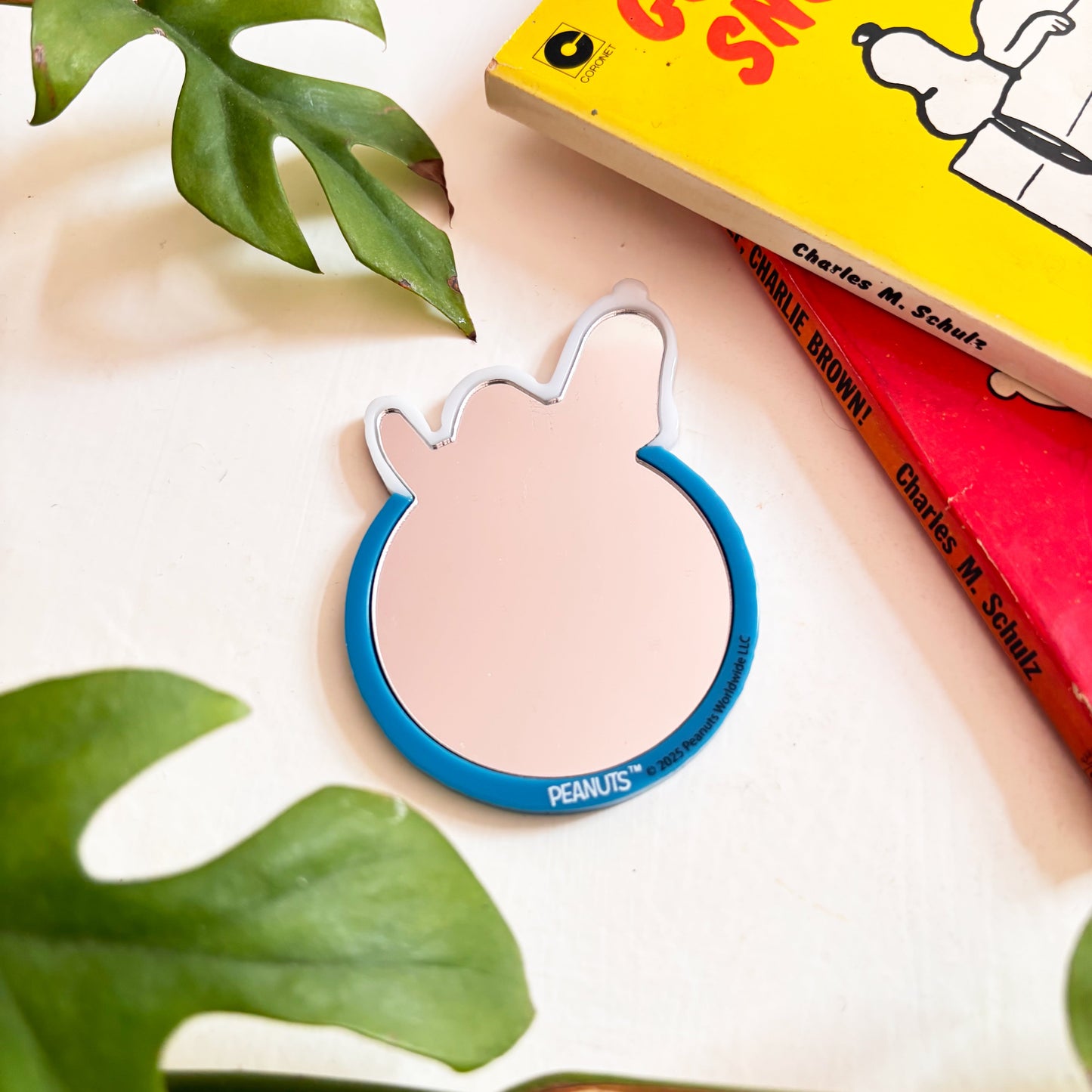 House of Disaster Peanuts Snoopy Smiley Compact Mirror