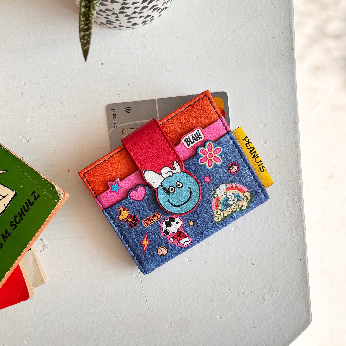 Peanuts Patch Foldover Wallet