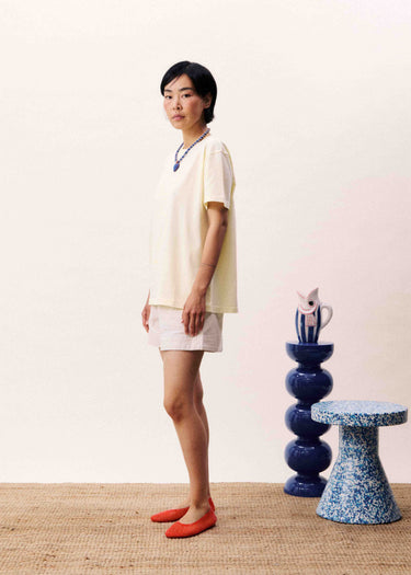 FRNCH Lemon T-shirt in Butter