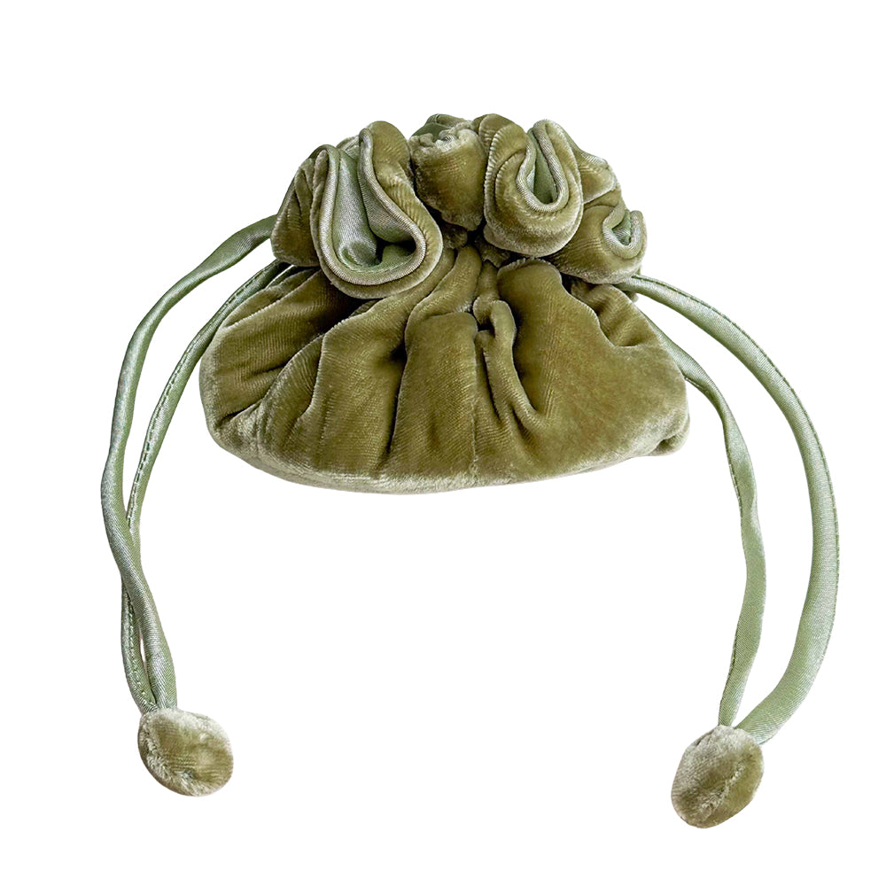 Velvet Draw Pull Purse