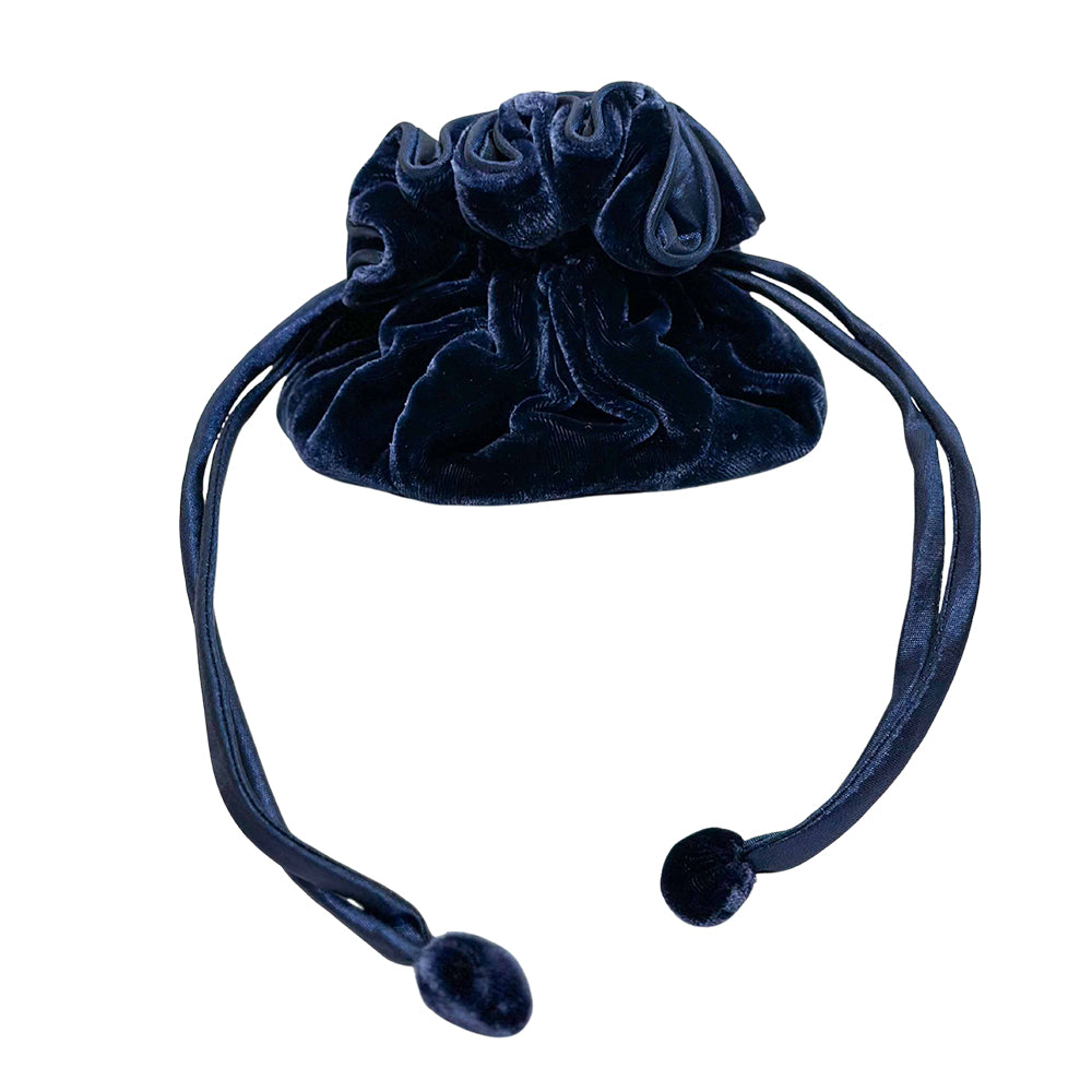 Velvet Draw Pull Purse