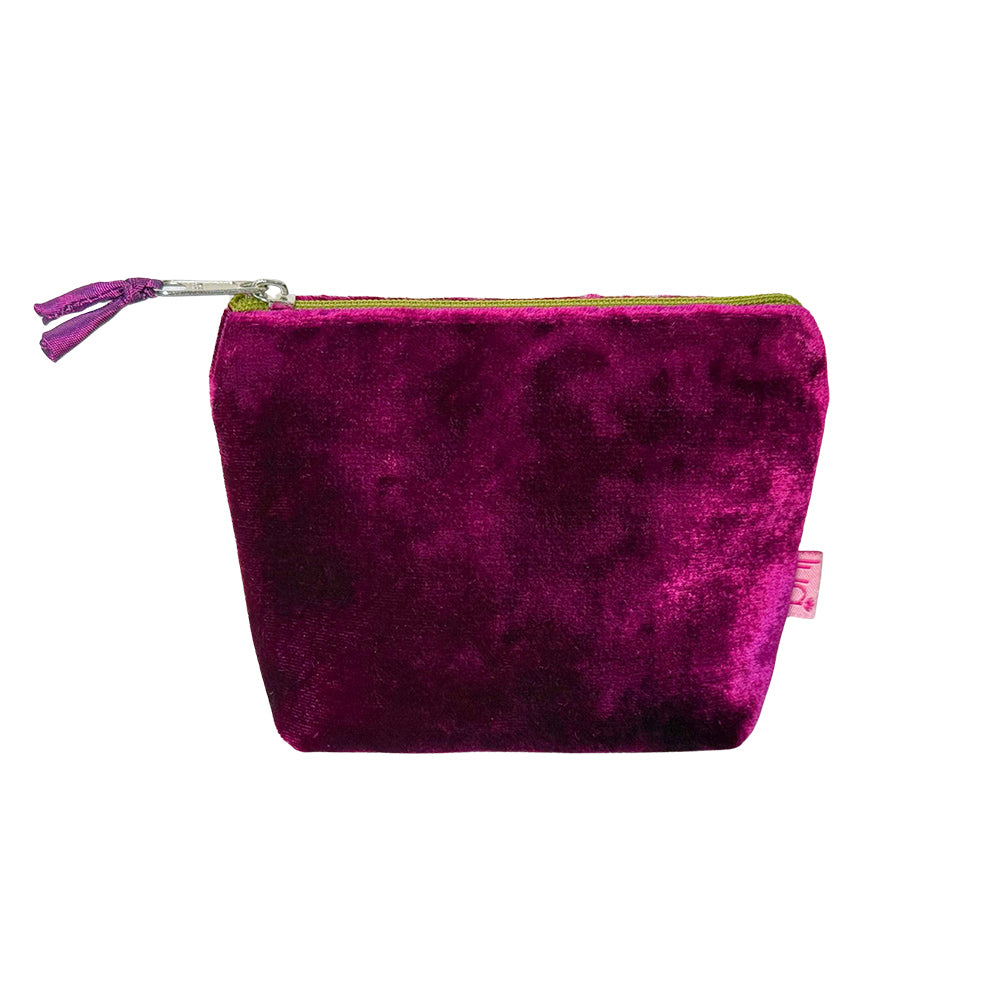 Lua Mini Purse Plain Silk Velvet
