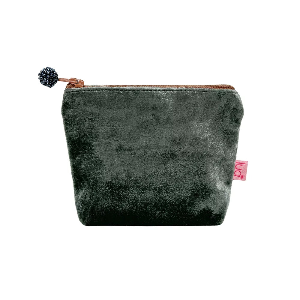 Lua Mini Coin Purse Plain Silk Velvet