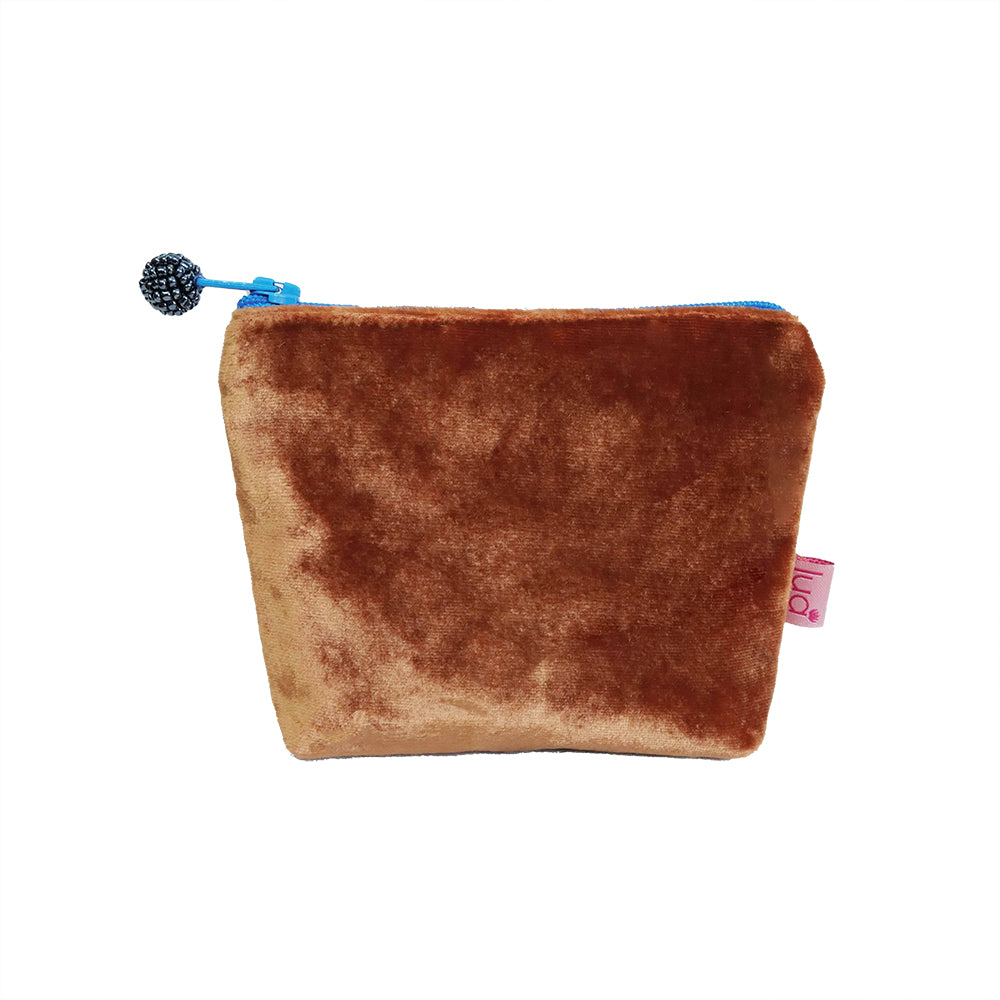 Lua Mini Purse Plain Silk Velvet