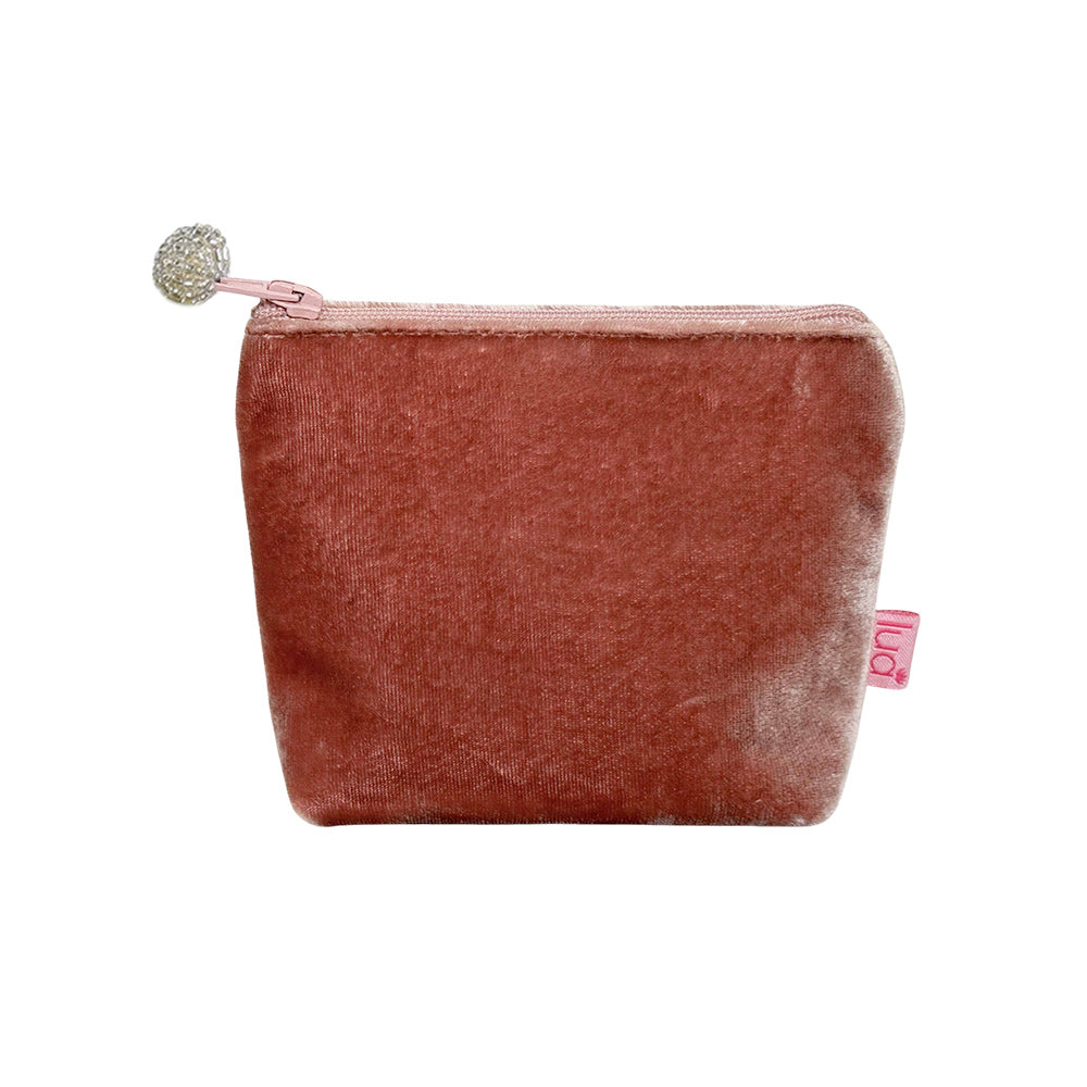 Lua Mini Purse Plain Silk Velvet