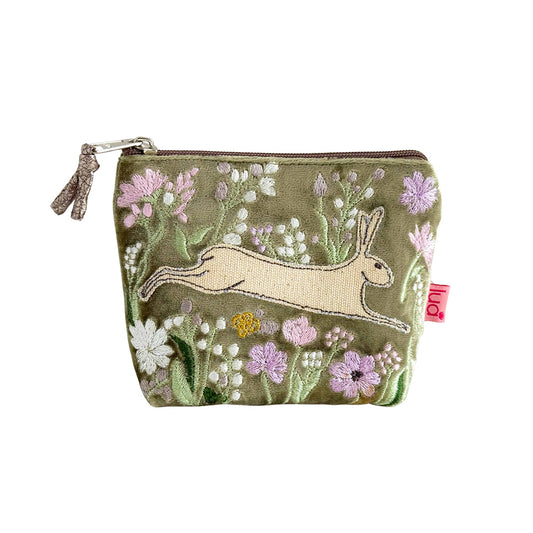 Lua Hare & Flowers Mini Purse
