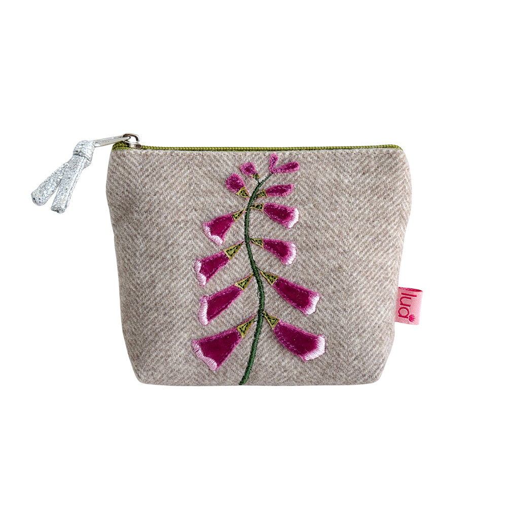 Lua Foxglove Mini Purse – Herringbone