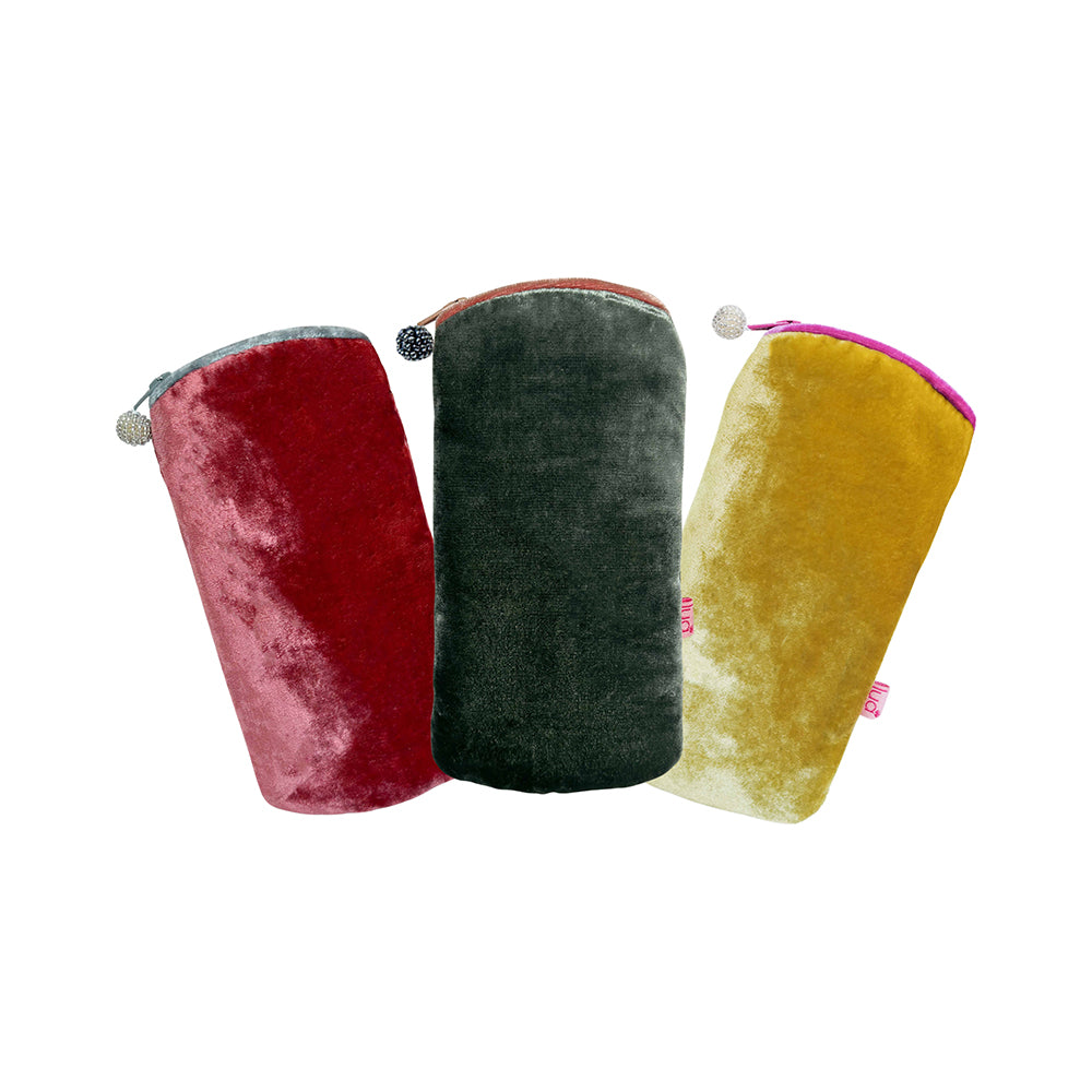 Lua Plain Velvet Glasses Case