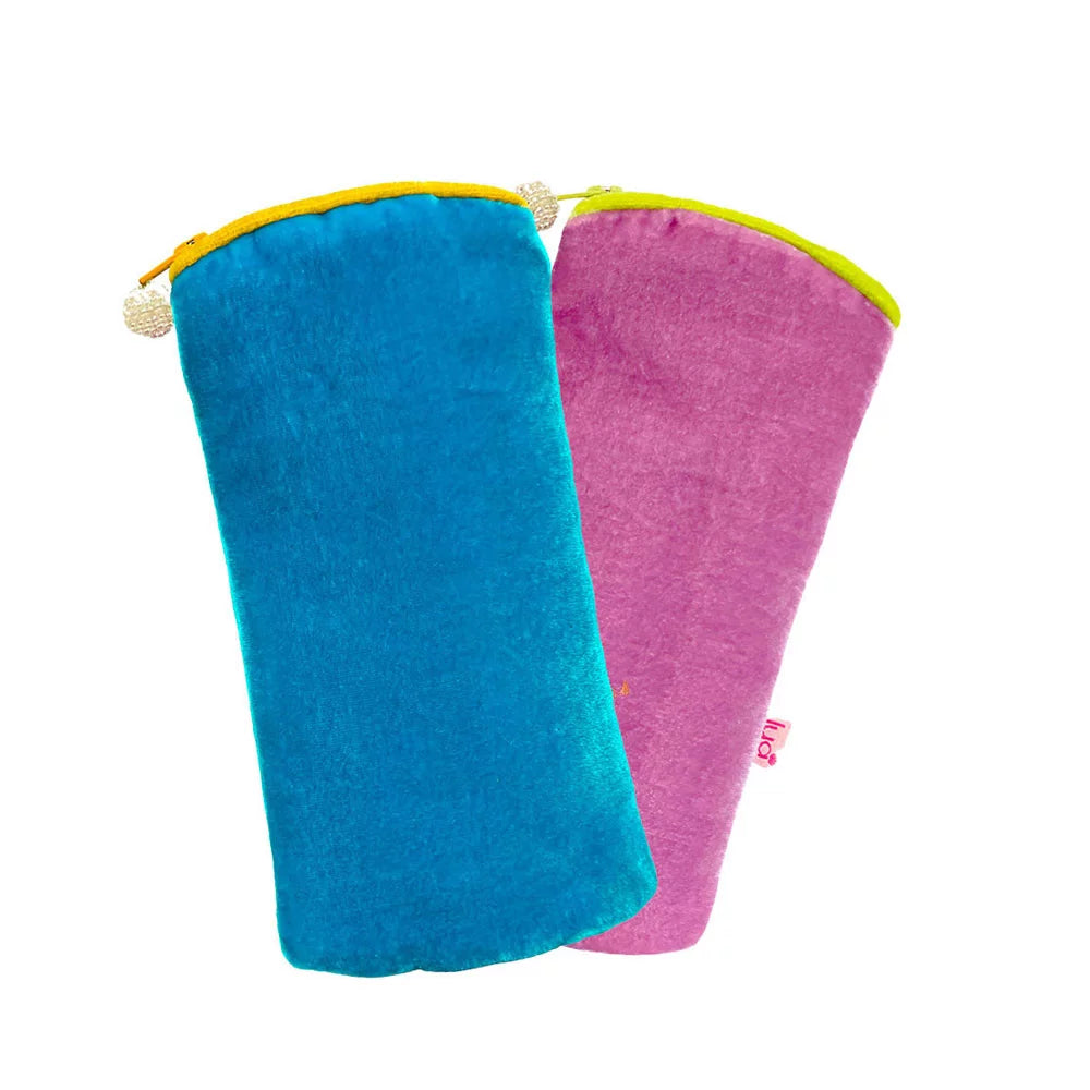 Lua Plain Velvet Glasses Case