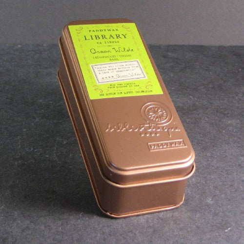 Library Two Wick Travel Tin - Oscar Wilde
