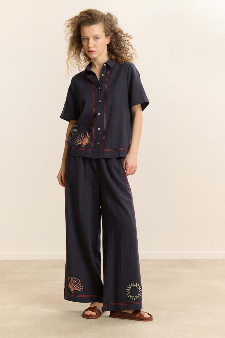Garance Paris Conor Pants in Marine