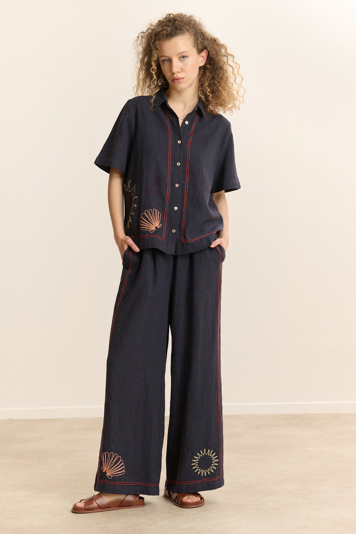 Garance Paris Conor Pants in Marine