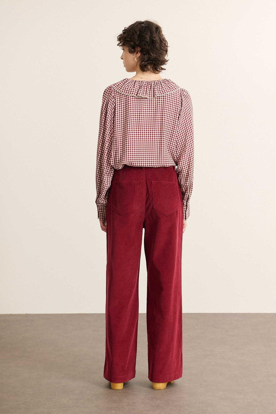 Garance Paris Bertille Blouse in Bordeaux