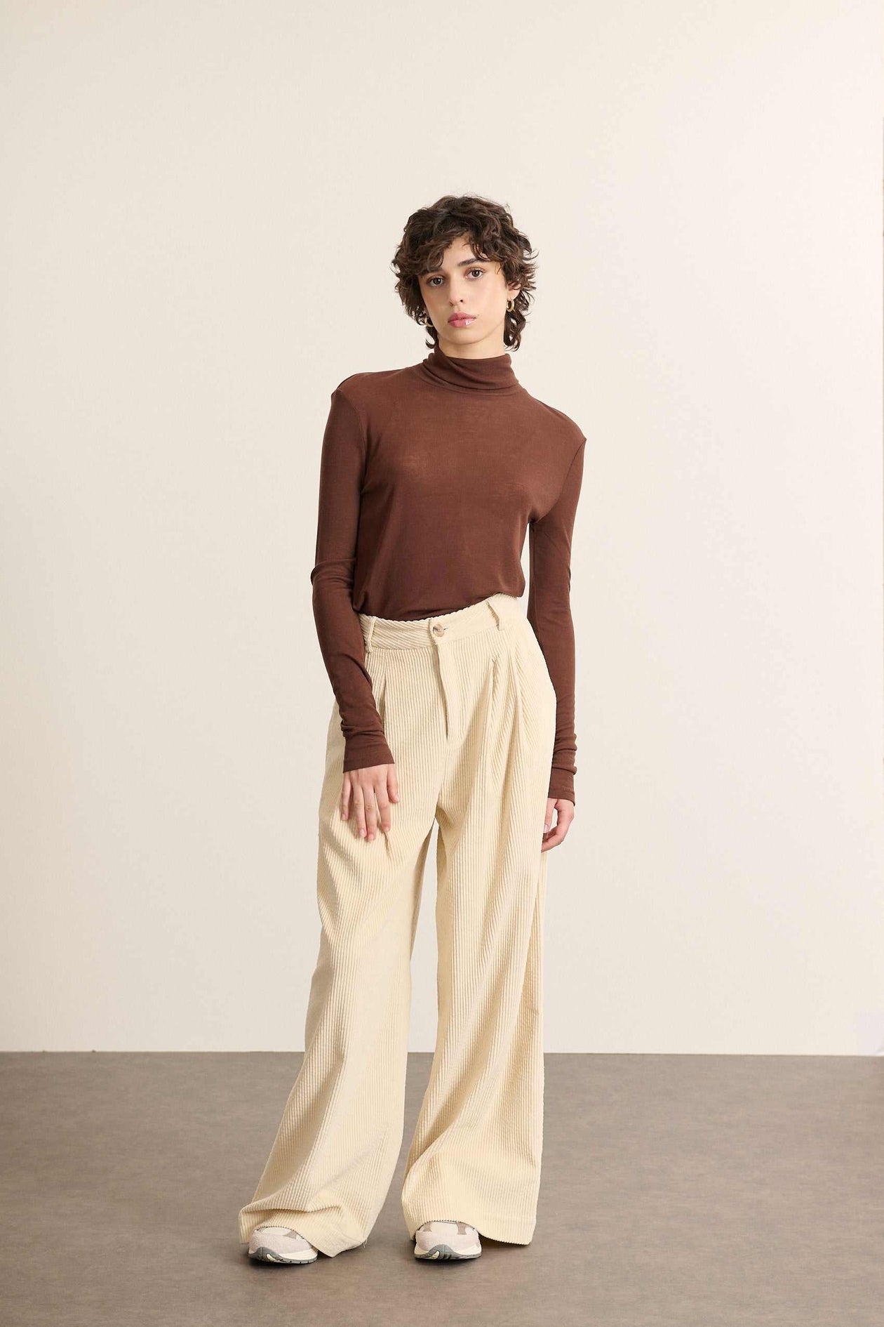 Garance Voltaire Trousers in Ecru