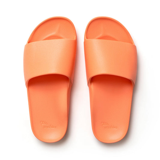 Archies Peach Arch Support Slides - Classic Peach