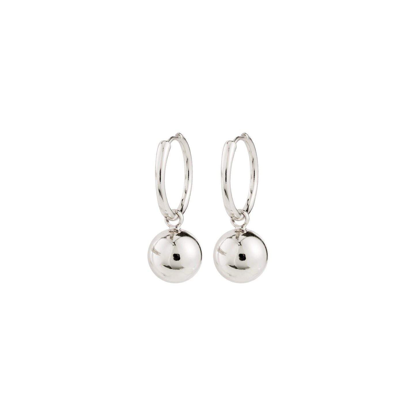 Pilgrim AIR hoop earrings silver-plated