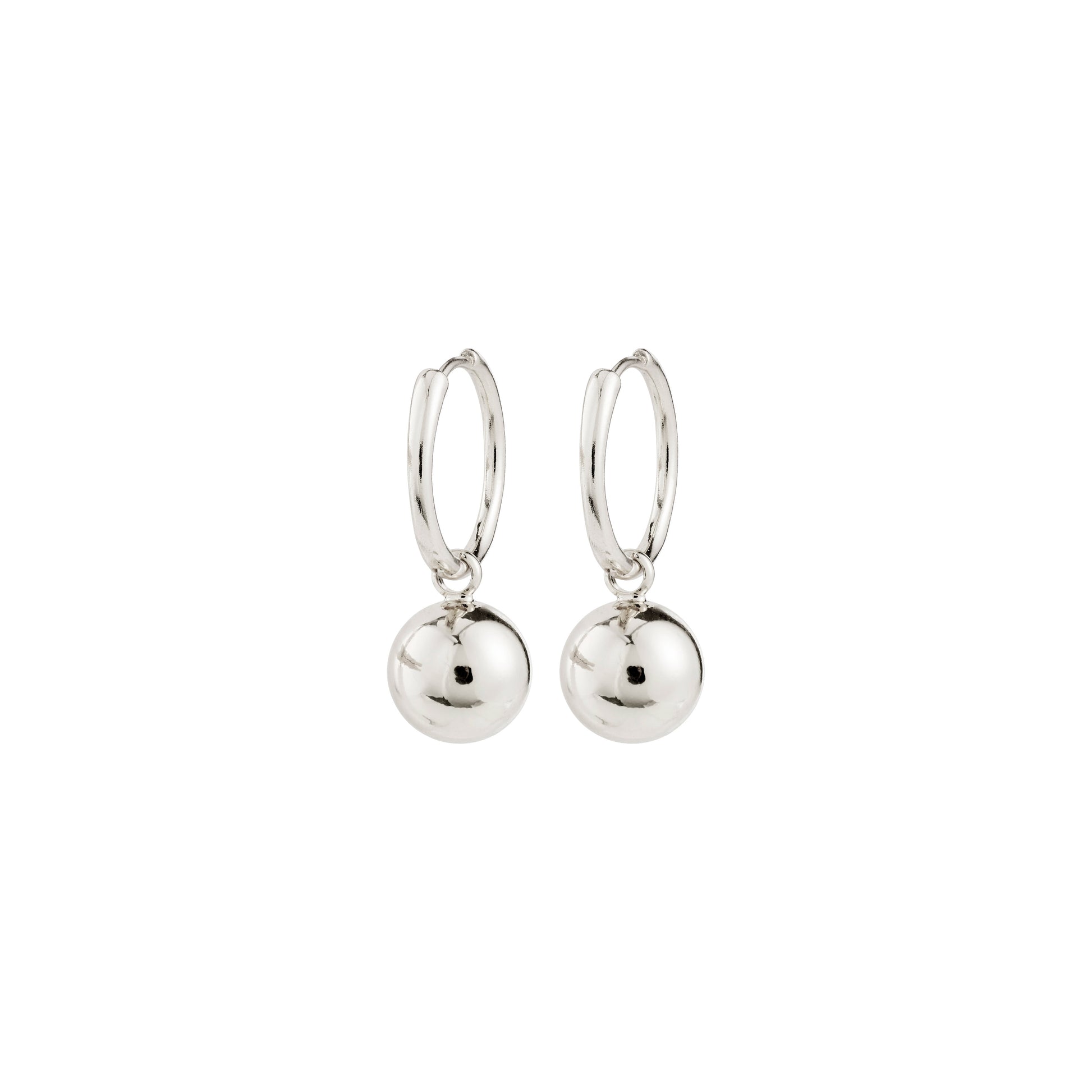 Pilgrim AIR hoop earrings silver-plated