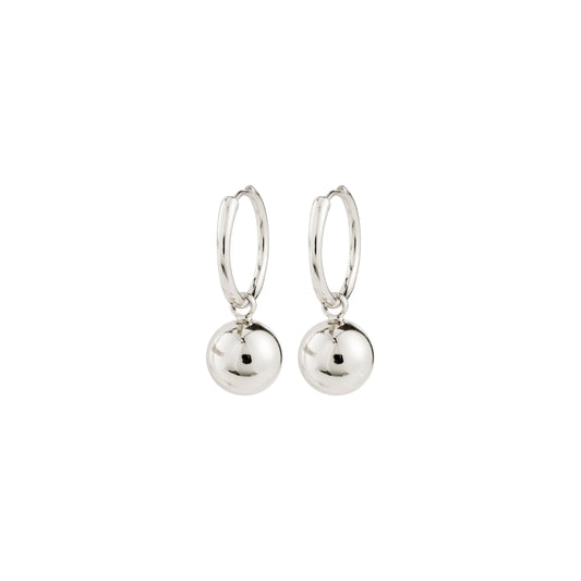 Pilgrim AIR hoop earrings silver-plated