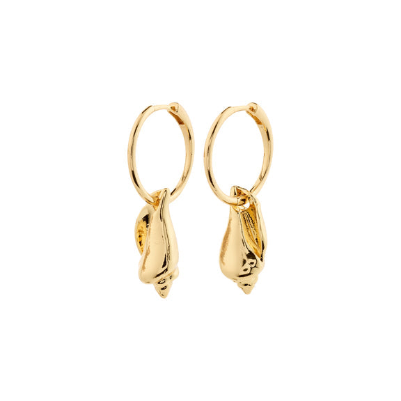 Pilgrim BREEZE Hoops, Gold-Plated