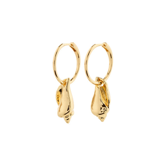 Pilgrim BREEZE Hoops, Gold-Plated