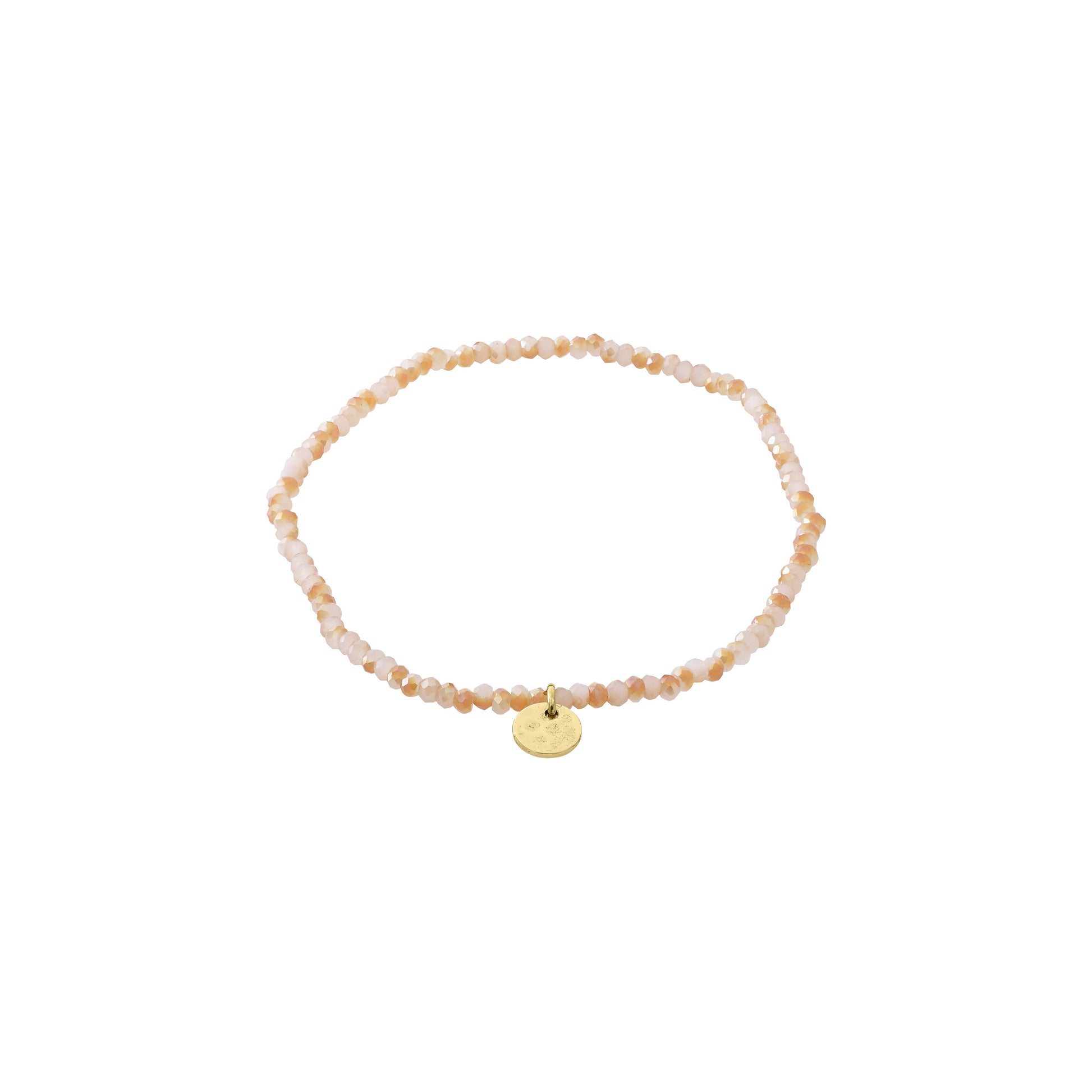 Pilgrim INDIE bracelet dusty rose, gold-plated