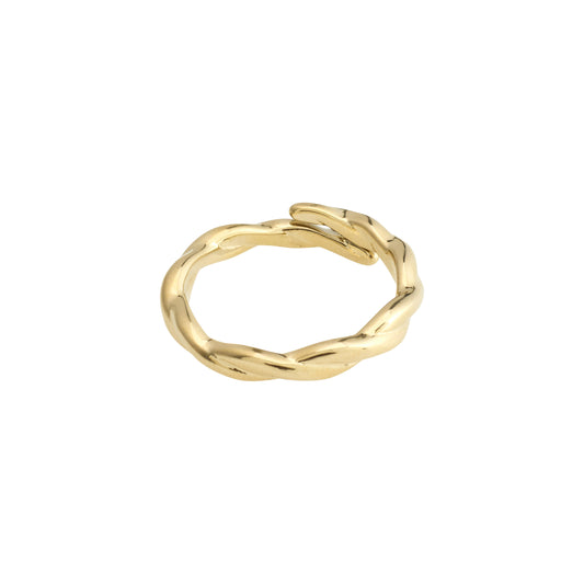 Pilgrim LULU twirl stack ring gold-plated