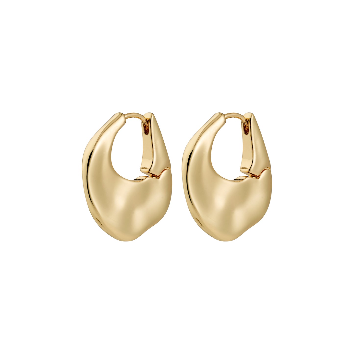 Pilgrim SENSE hoop earrings gold-plated