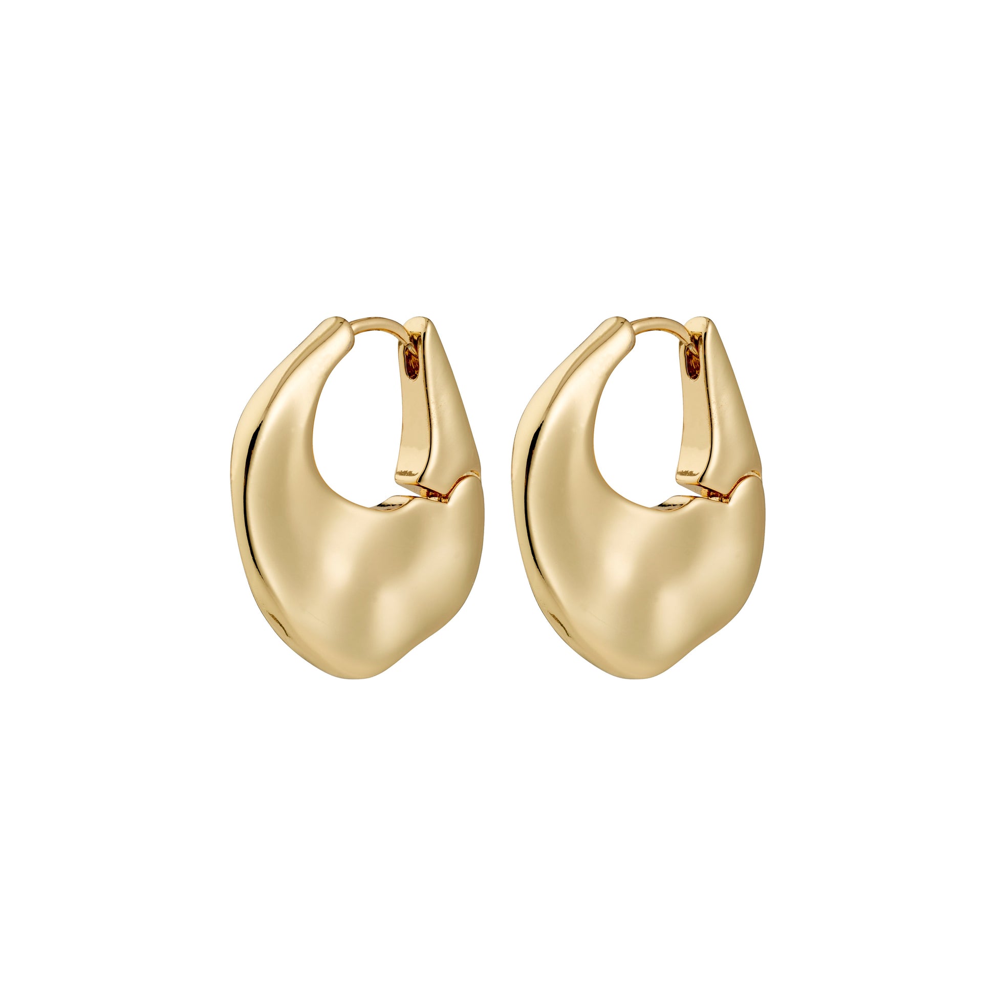 Pilgrim SENSE hoop earrings gold-plated