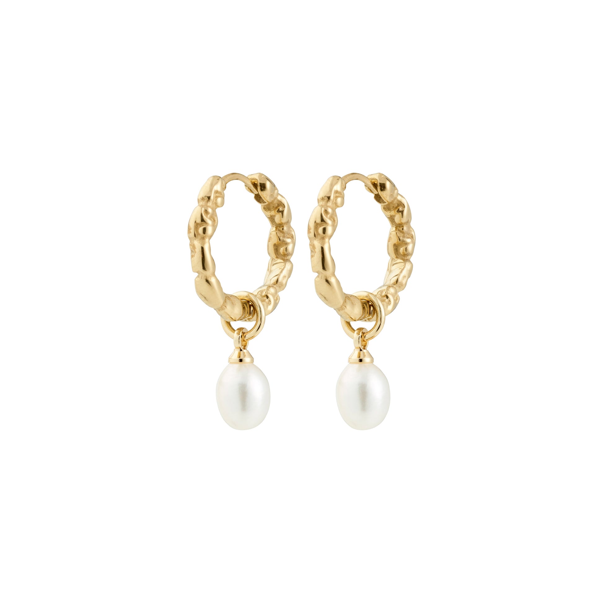 Pilgrim SHIFT pearl earrings gold-plated