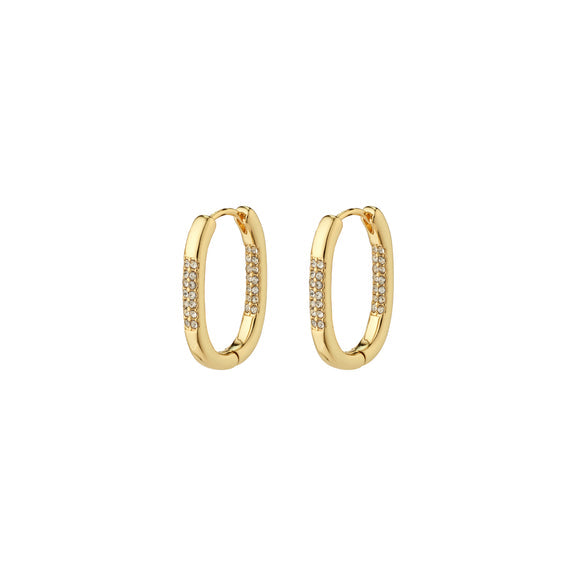 Pilgrim STARS Hoops, Gold-Plated