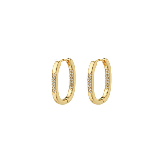 Pilgrim STARS Hoops, Gold-Plated