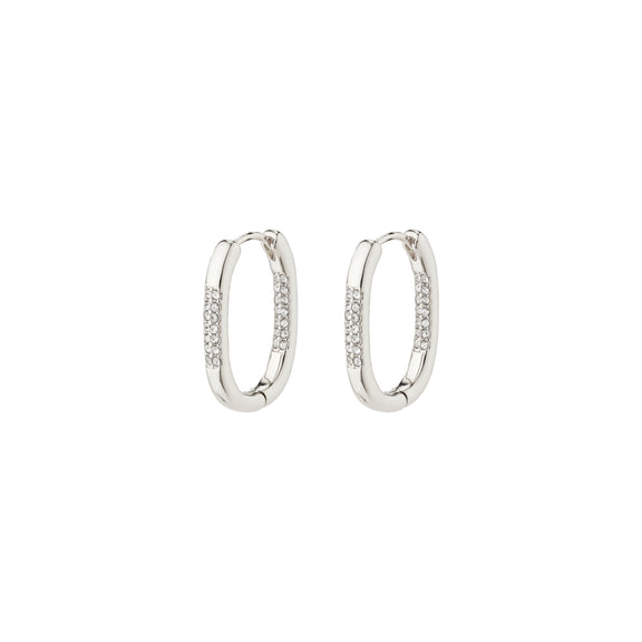Pilgrim STARS Hoops, Silver-Plated