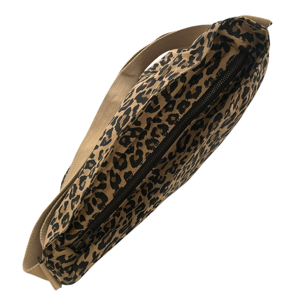 Sixton Portland Messenger Bag in Sand Leopard Print