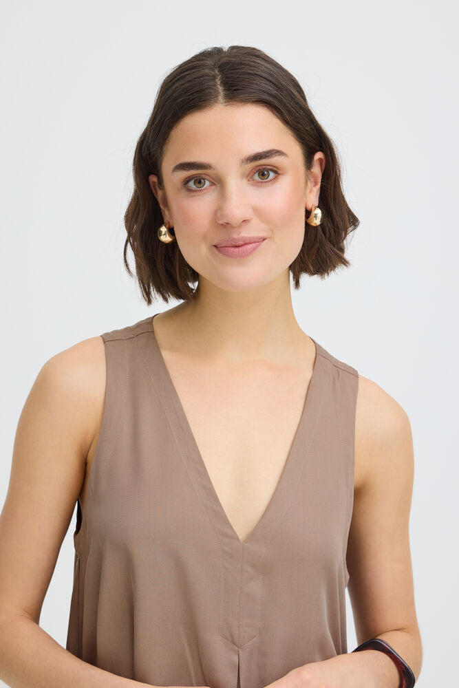 Fransa Posy Dress in Mountain Trail