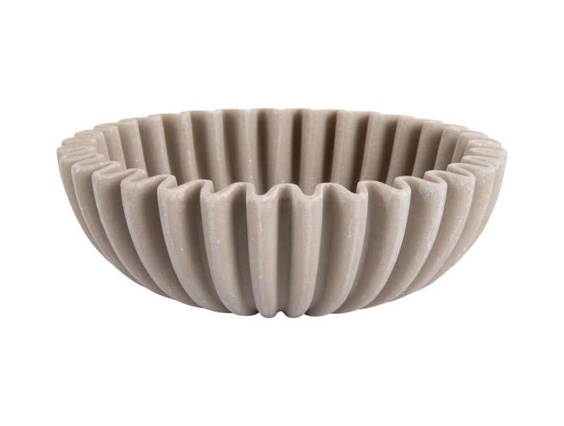 Present Time Bowl Wave Medium in Light Grey