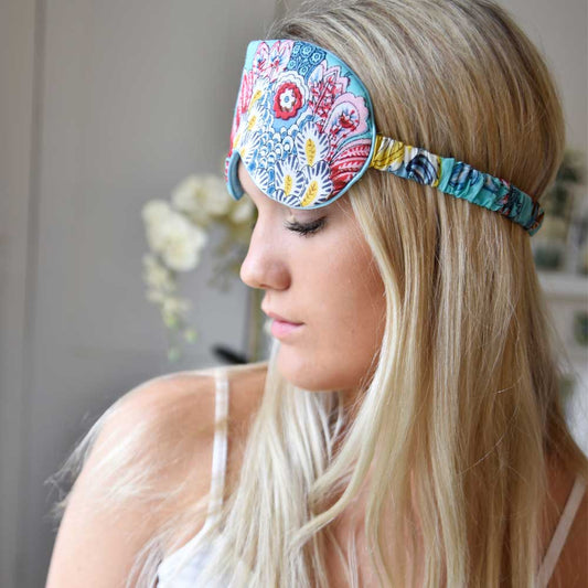 Powell Craft Blue Orchid Eye Mask