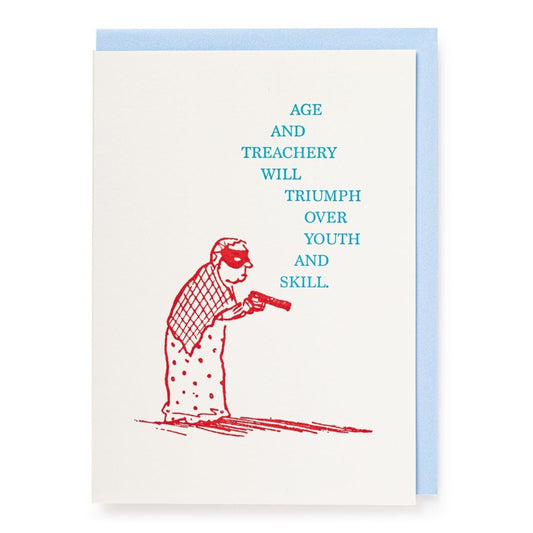 Archivist Age & Treachery Greetings Card