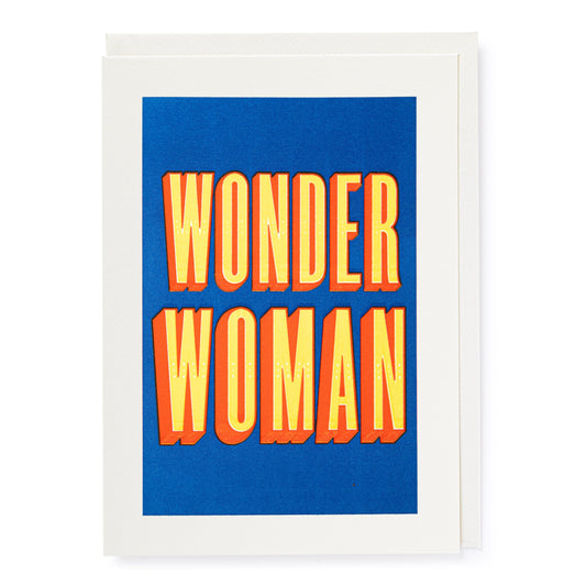 Archivist Wonder Woman Greetings Card