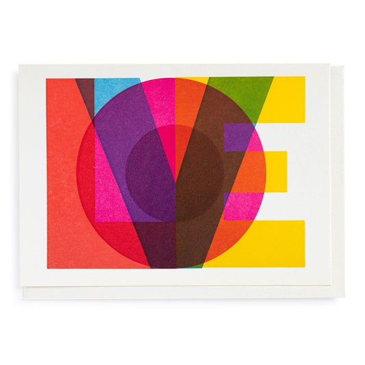 Archivist 'LOVE' card by Pressink