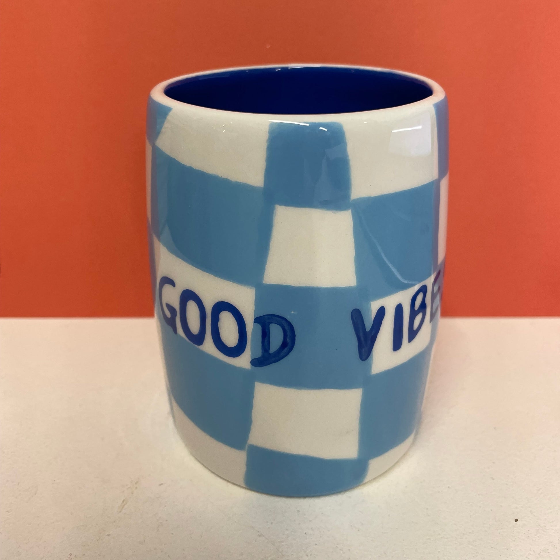 Que Rico TUMBLER ELIAS - Good Vibes (Crazy Squares)