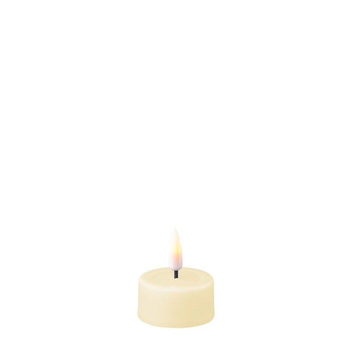 LED Flameless Tealights Pack of 2 in cream