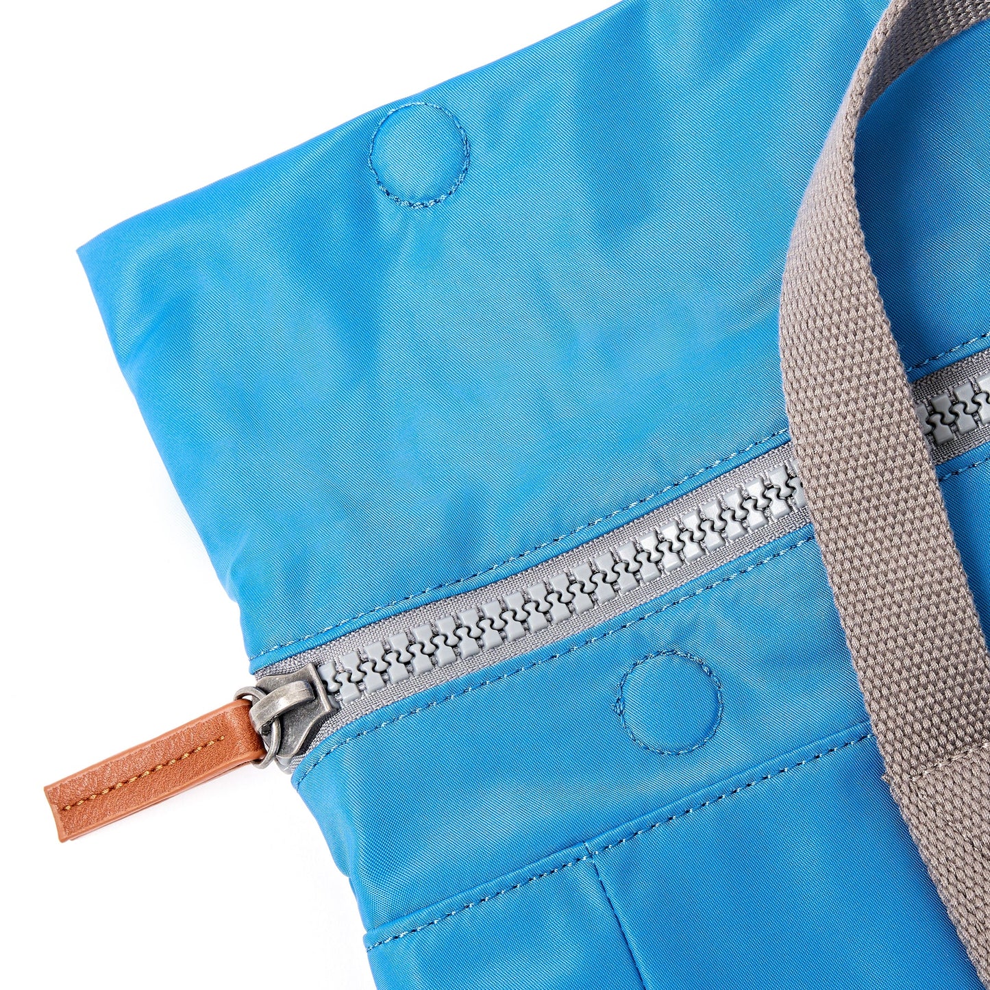 Roka London Small Canfield Roll Top Backpack in Mlibu Blue