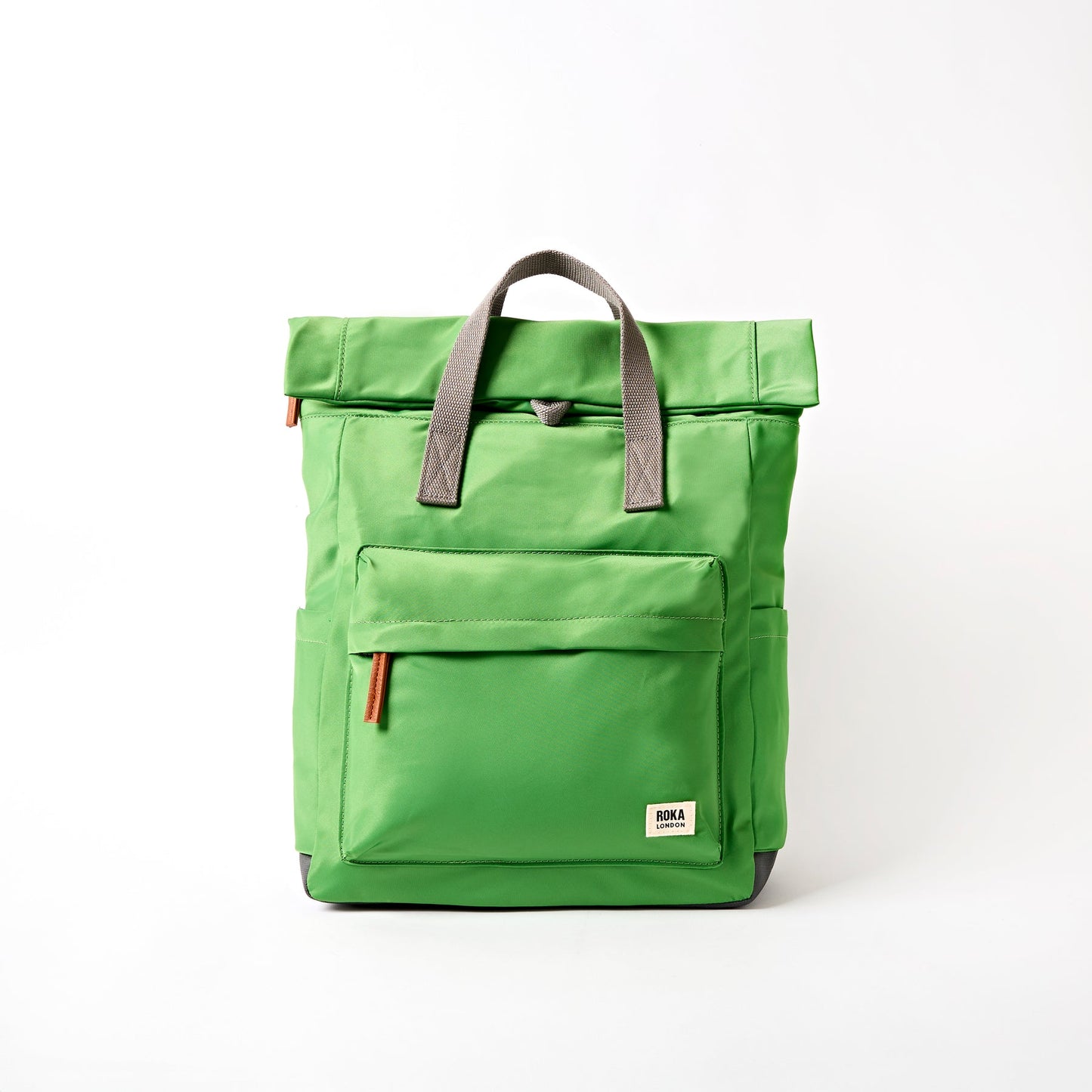 Roka London Medium Canfield Roll Top Backpack in Online Lime